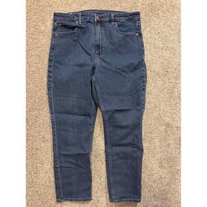 Gap Jeans Women 16R Blue Vintage Slim Sky High Dark Wash Denim High Rise Stretch